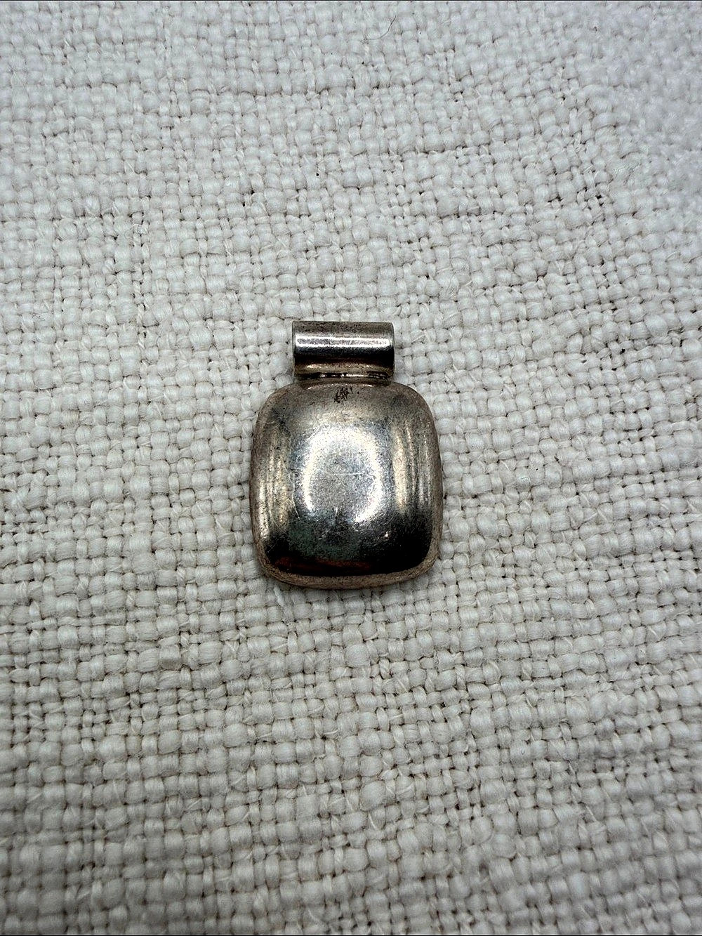 Chunky Silver Pendant marked 925 Mexico